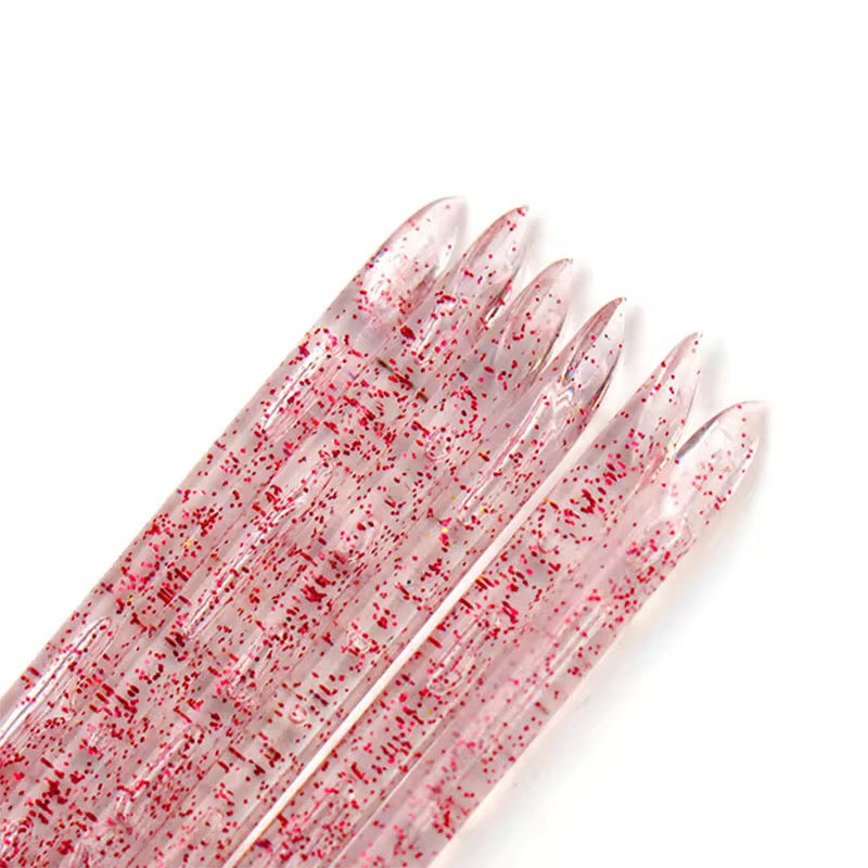 Crystal Plastic Cuticle Pusher 50pc Pack