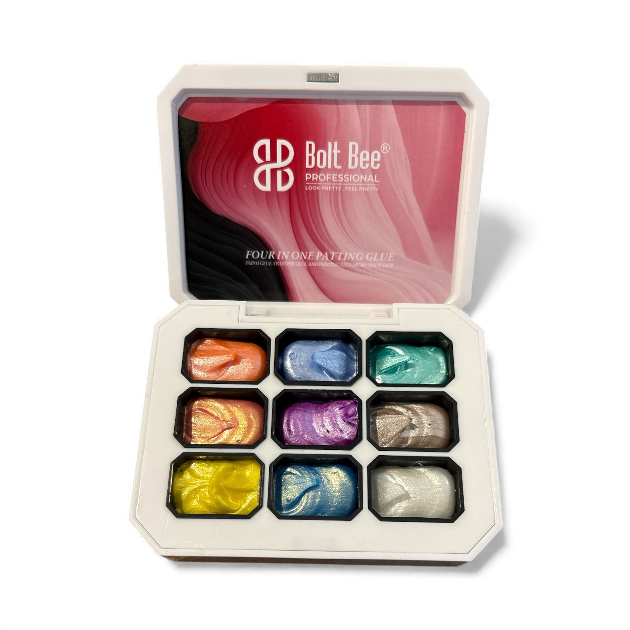 Bolt Bee Pat Gel 9-Grid Box (Pearl 1)