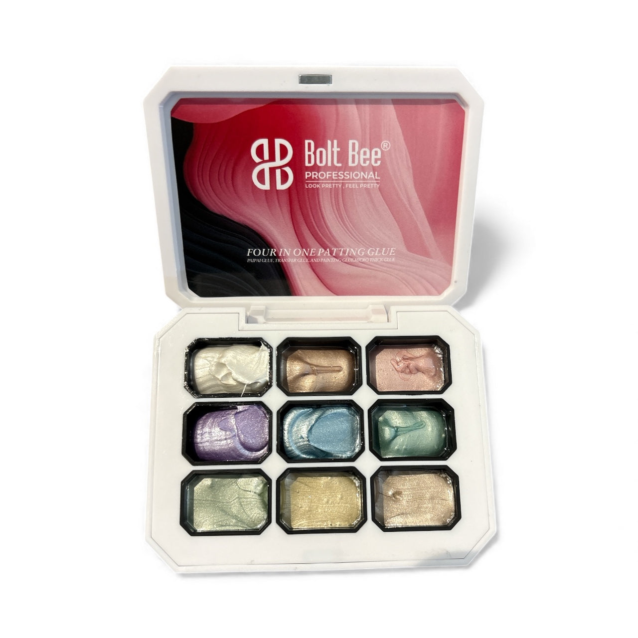 Bolt Bee Pat Gel 9-Grid Box (Pearl 2)