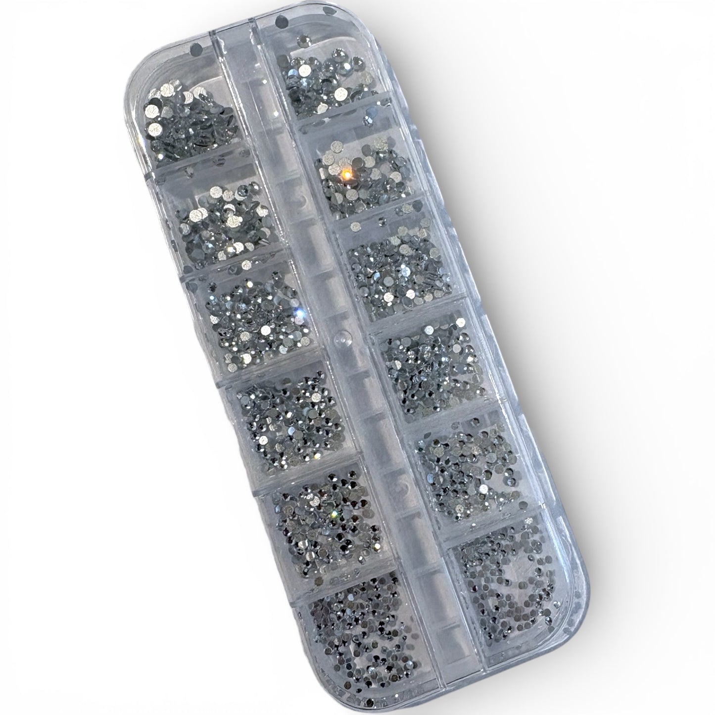 Rhinestone Box - Silver