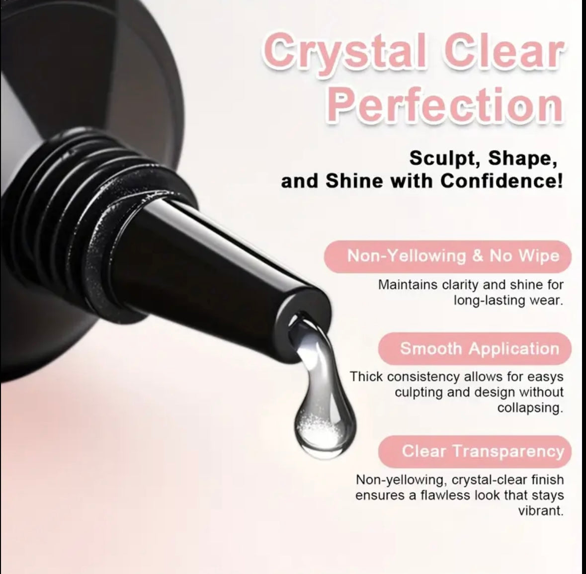 THR3E STROKES 3D Sculpting Gel / Texture Gel (Transparent)