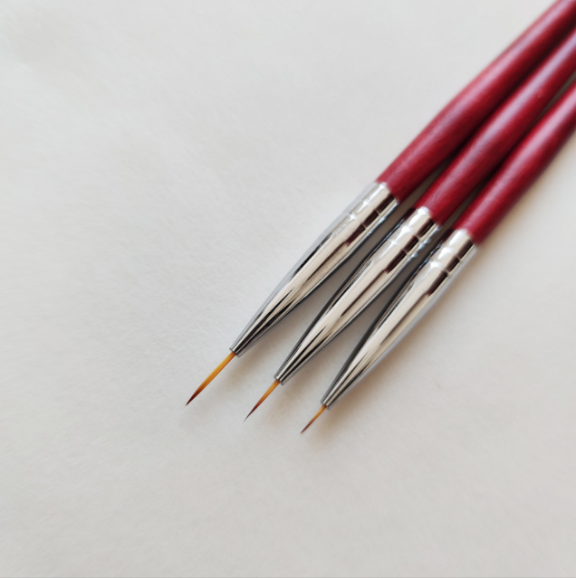 Wooden Art/Liner Brush Set
