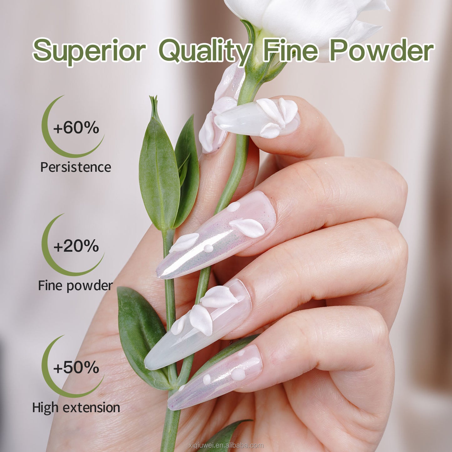 Savni White Acrylic Powder (25gm)