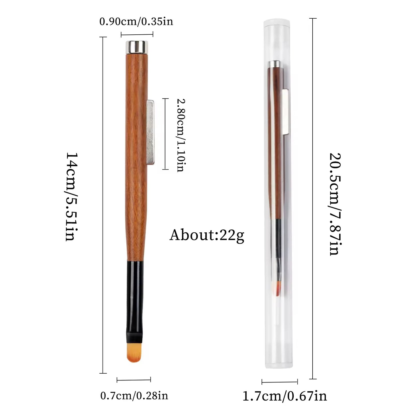 3-in-1 Magnet Nail Brush - Single