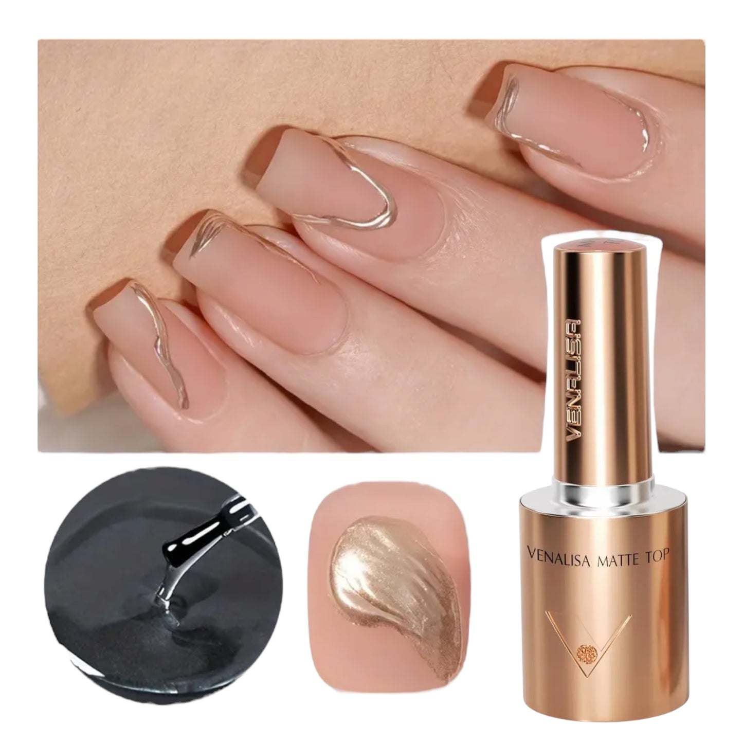 Venalisa Premium Quality Matte Top Coat 10ML