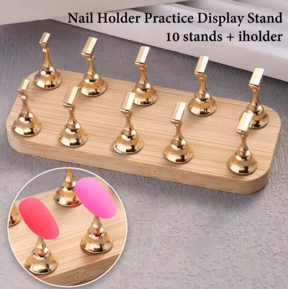 Wooden Press-On Stand