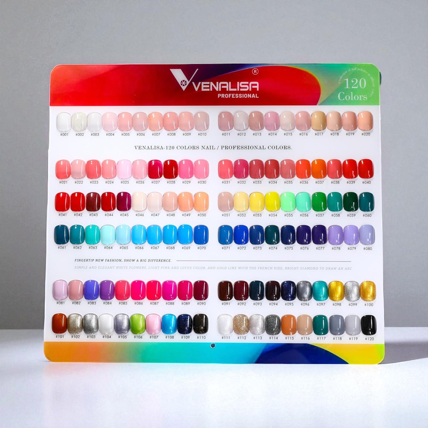 Venalisa Gel Polish Kit – 120 Shades (10ml each)with Vanity Box