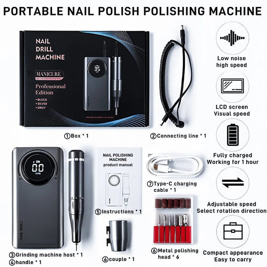 Venalisa Portable Drill Machine - Black