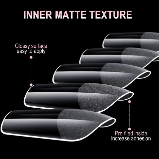 Medium Square Soft Gel Tips – 600 pcs