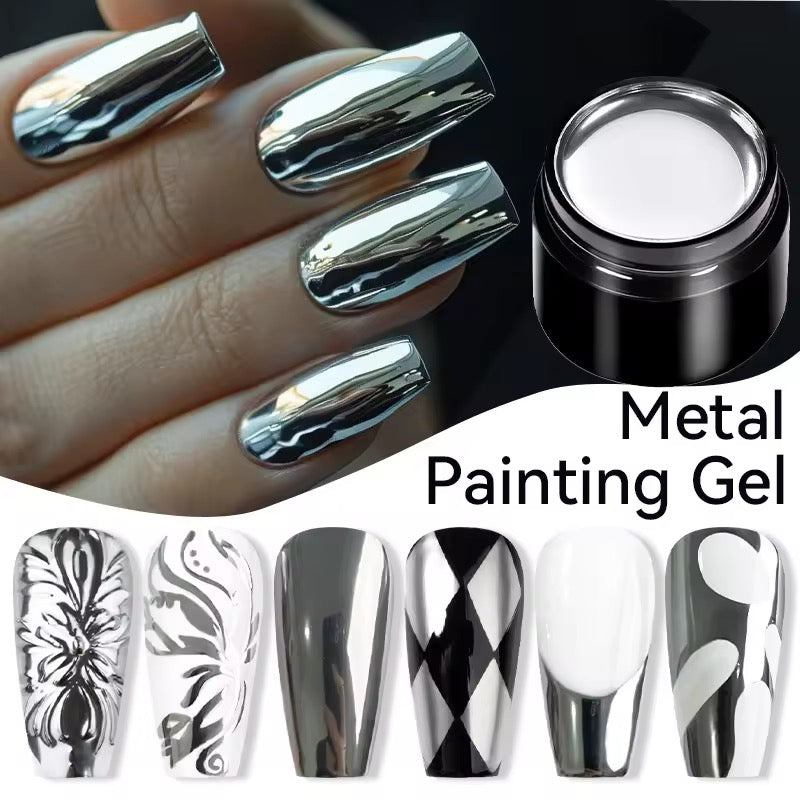 Metallic Gel Silver