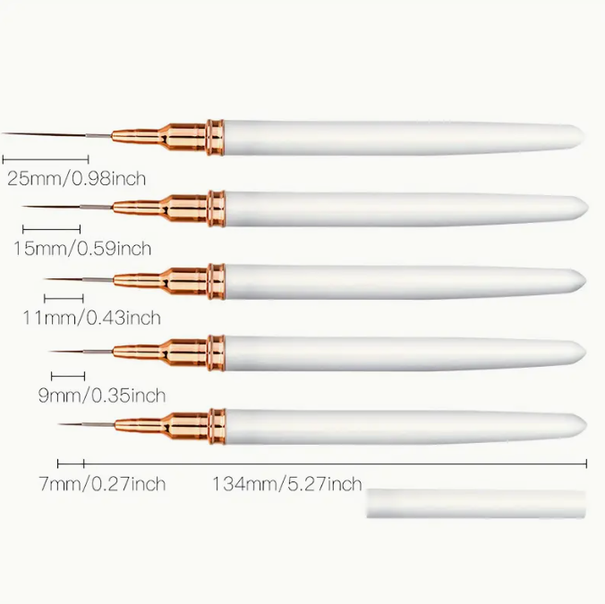 Fine Art Brush - Set of 5pc