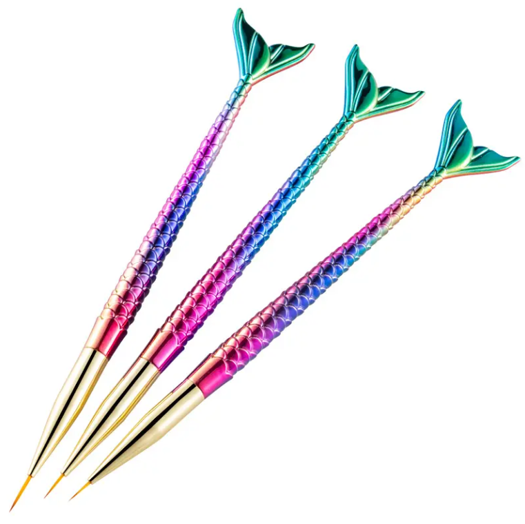3pc Fish Liner Brush Set