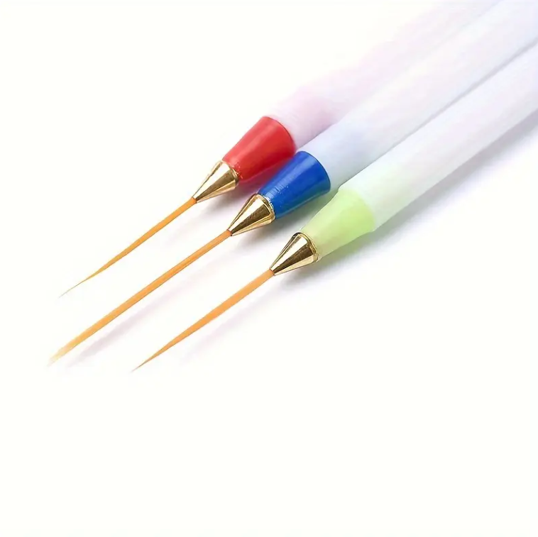 3pc Striper Brush Set