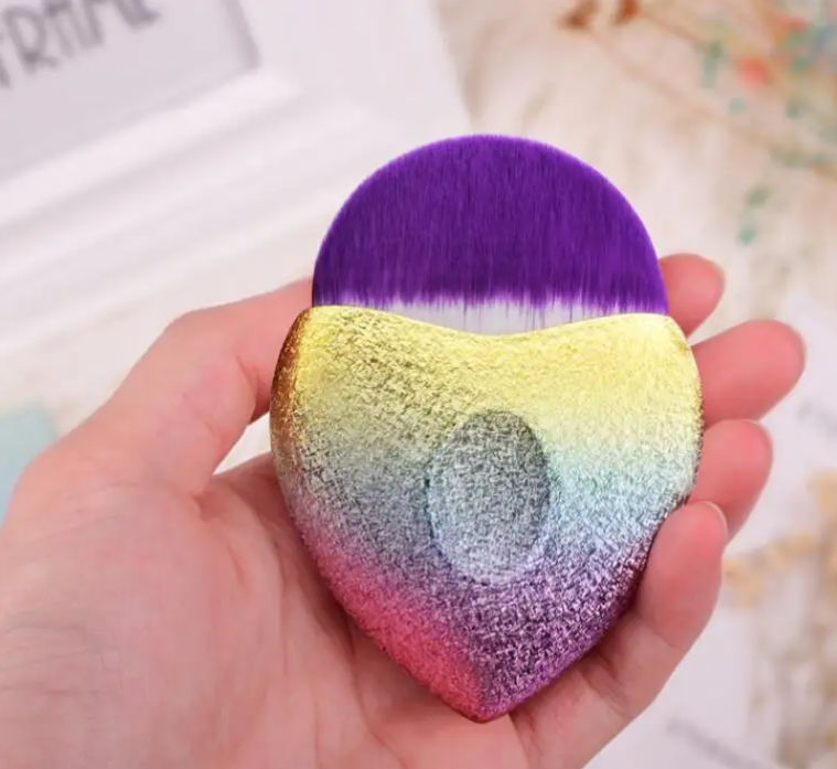 Heart Shaped Dust Brush - Random Color