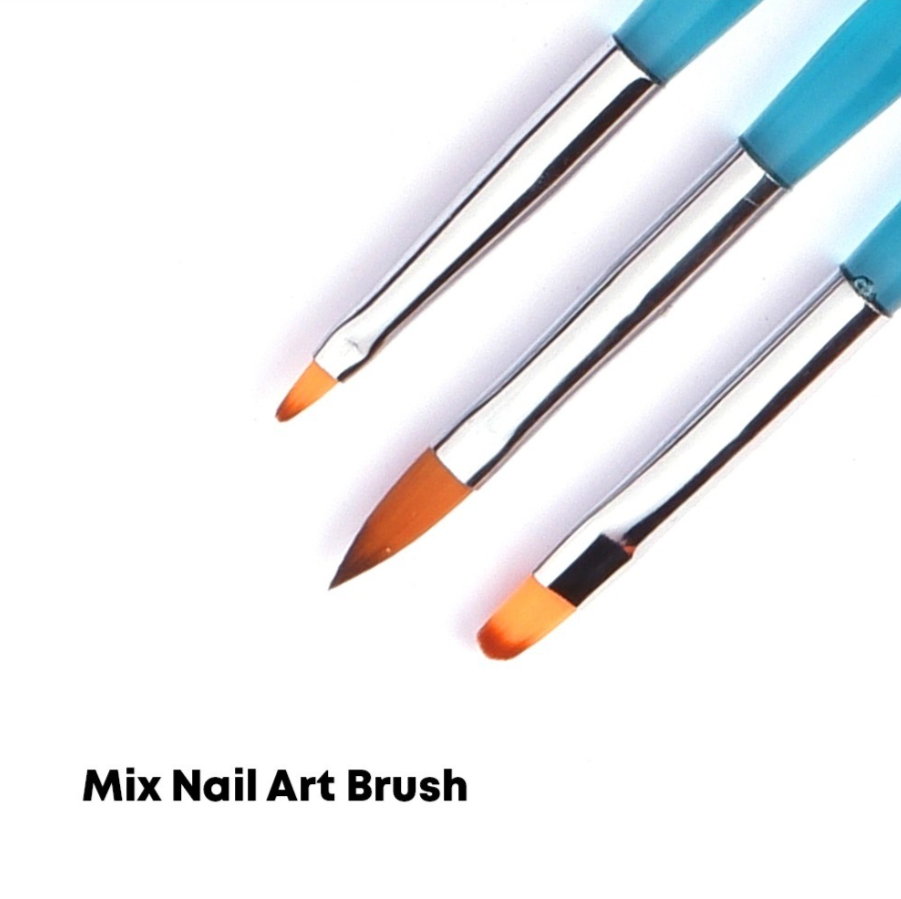 3pc Mixed Brush Set
