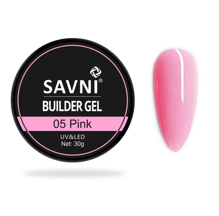 Savni Builder Gel - Pink (30gm)