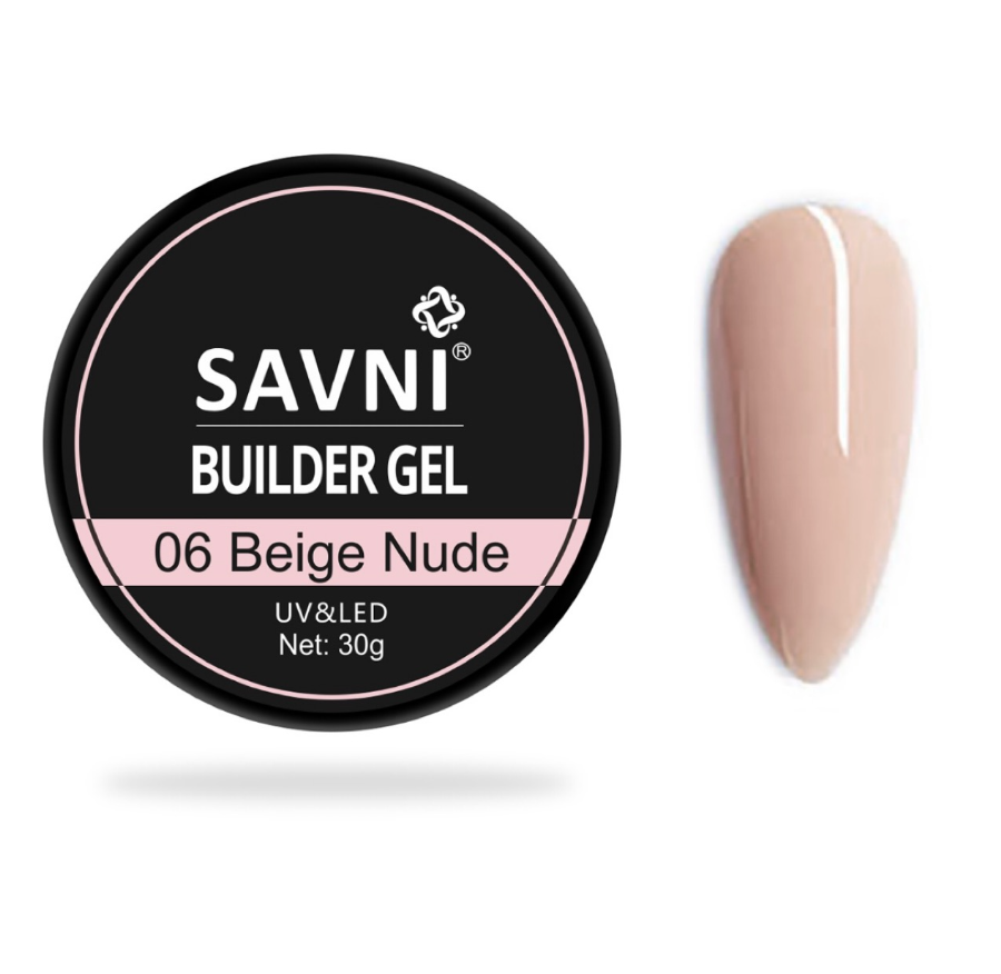 Savni Builder Gel - Beige Nude (30gm)