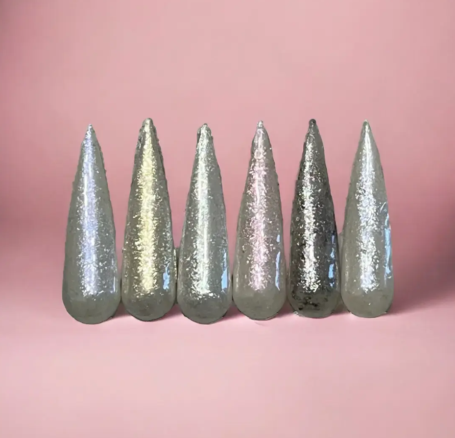 6pc Chrome Set - Glazed Effect