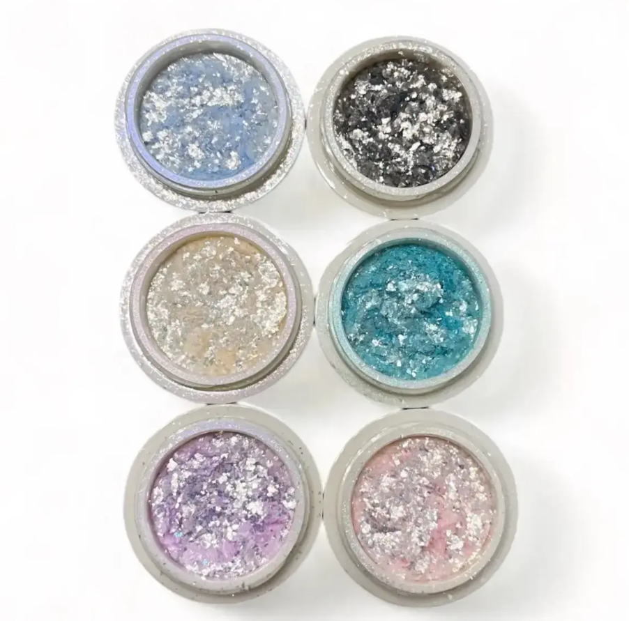 6pc Flake Chrome Set