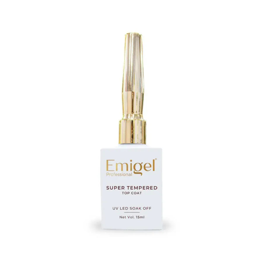Emigel Super Tempered Top Coat (15ml)