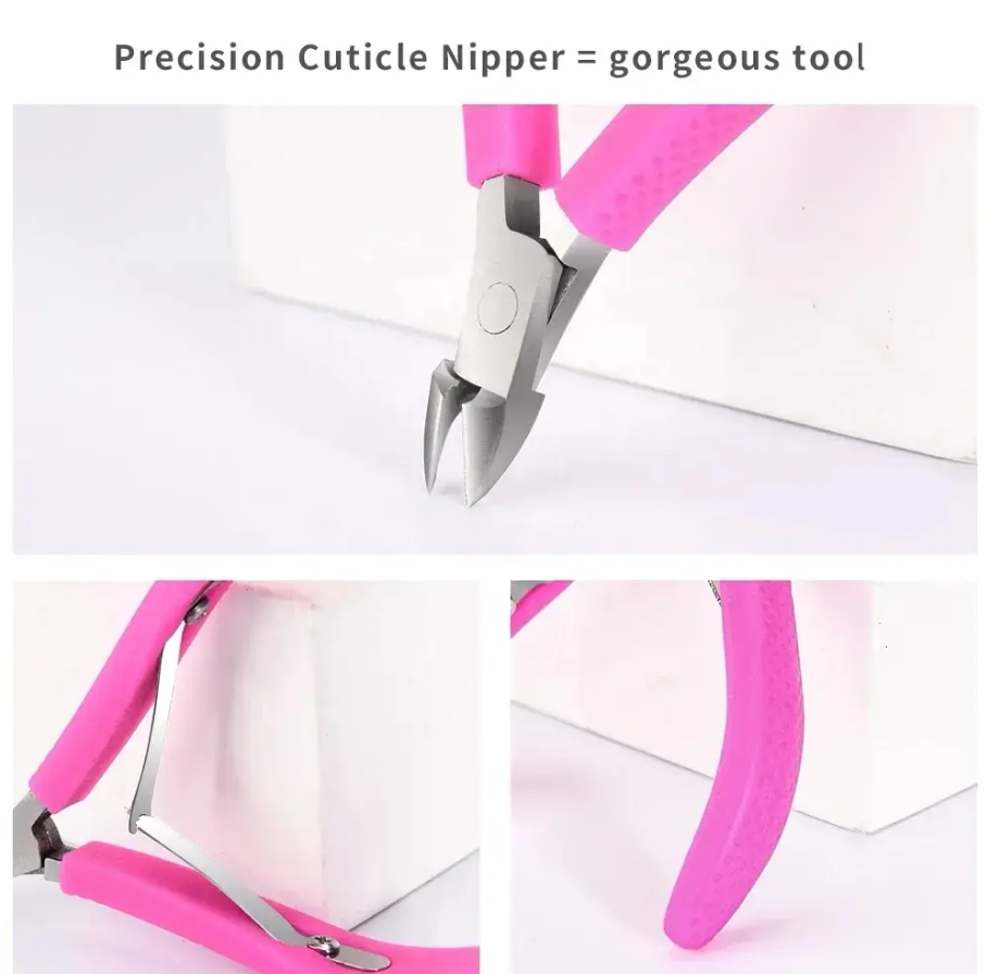 Premium Cuticle Cutter with Rubber Grip
