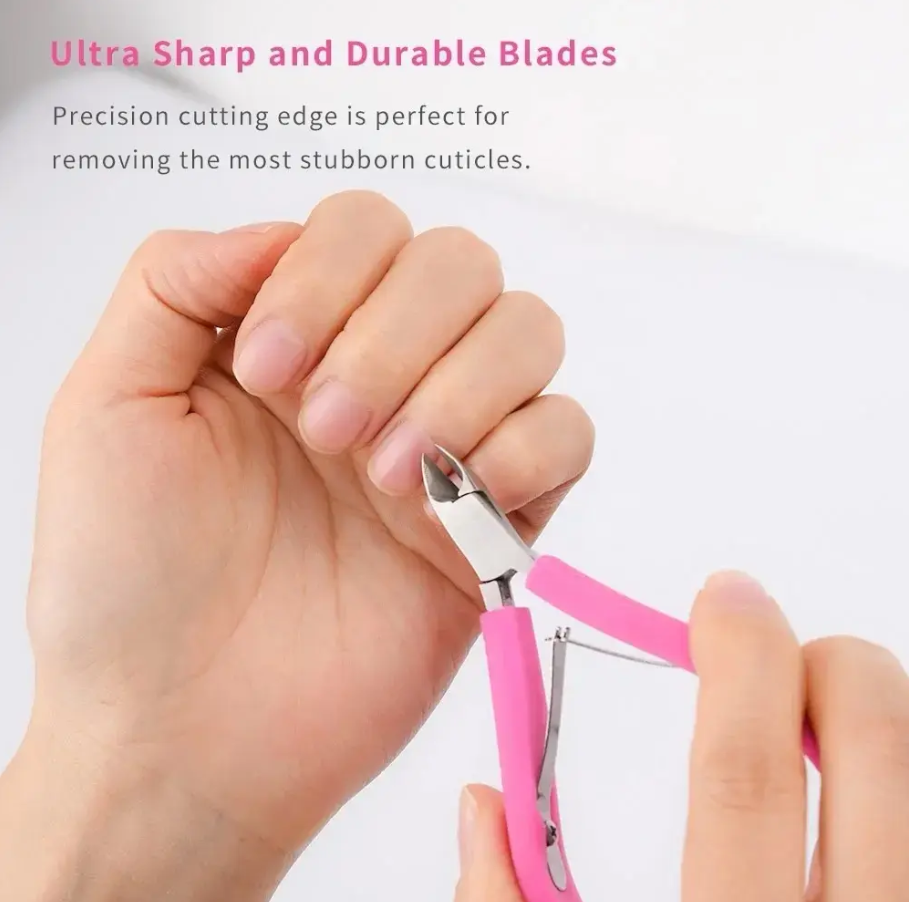 Premium Cuticle Cutter with Rubber Grip