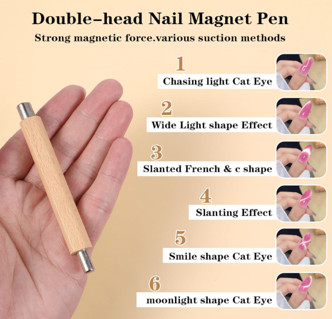 Strong Wooden Magnet Dual Head
