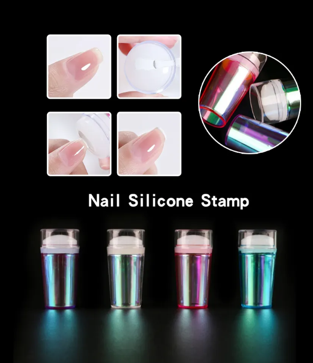 Aurora Nail Stamper with 2 Plates (Random Color)