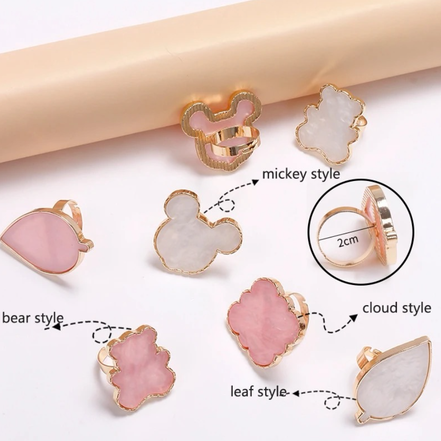 Finger Ring Mixing Plate - Random Shape
