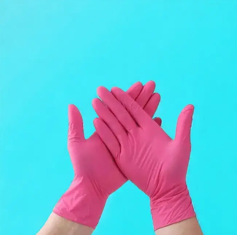 Pink Gloves Pair