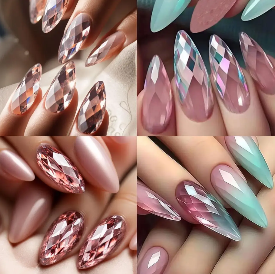 Diamond Tips - Almond (120 Tips)