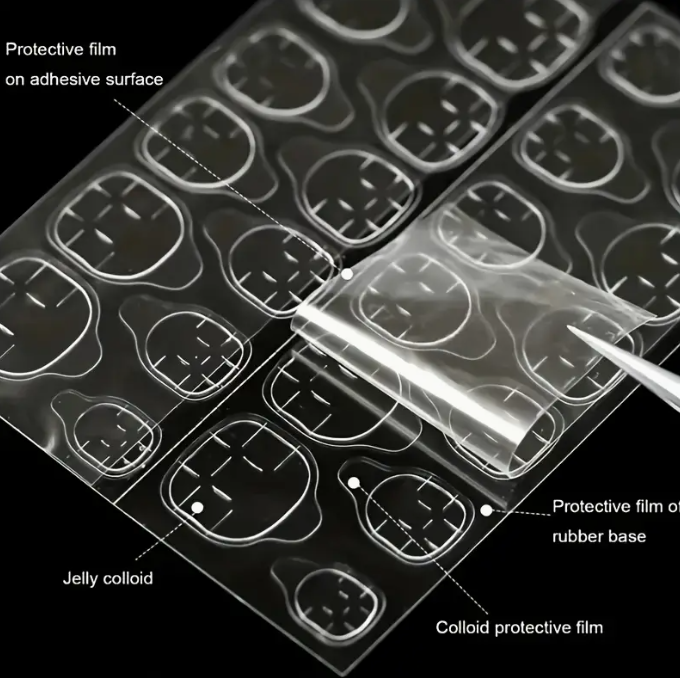 Press-On Glue Tabs-10 Sheets