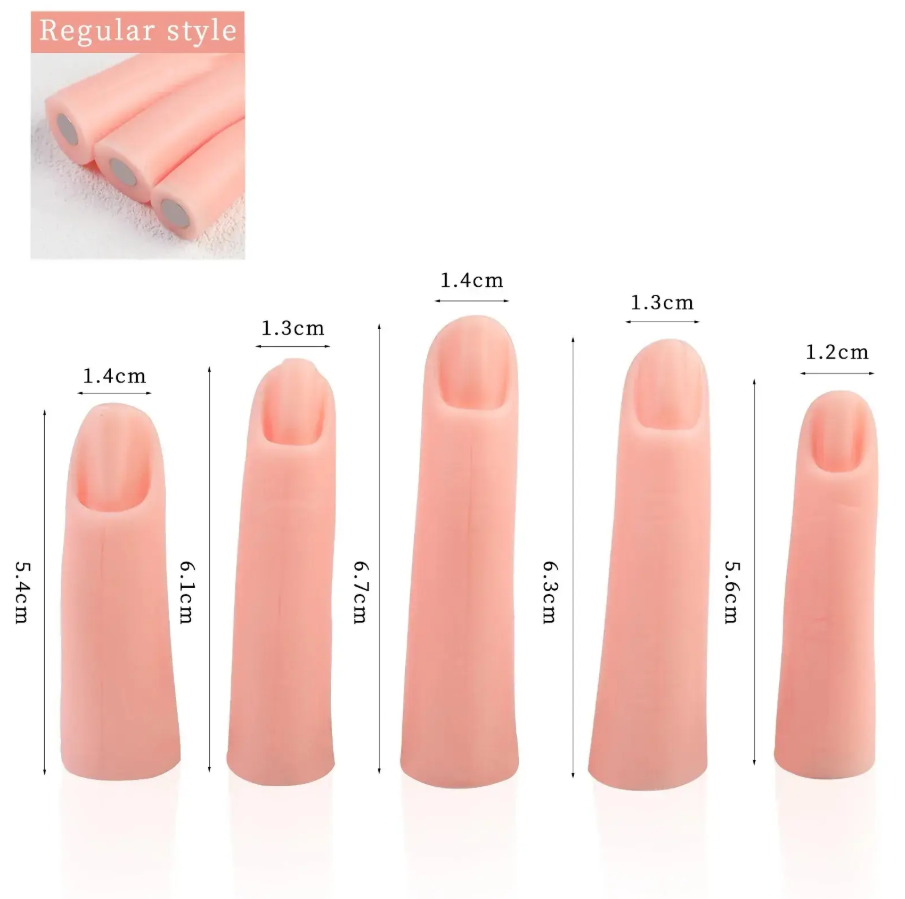 Practice Finger Set (5) with Magnet Base