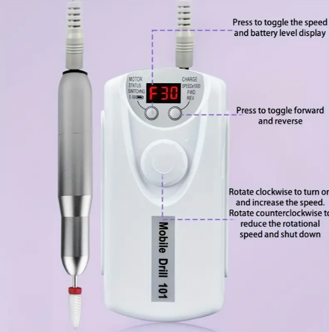 Portable Nail Drill Machine