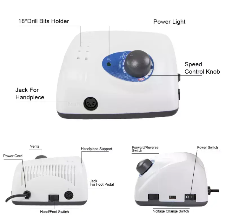 Strong 210 Heavy Quality Nail Drill Machine