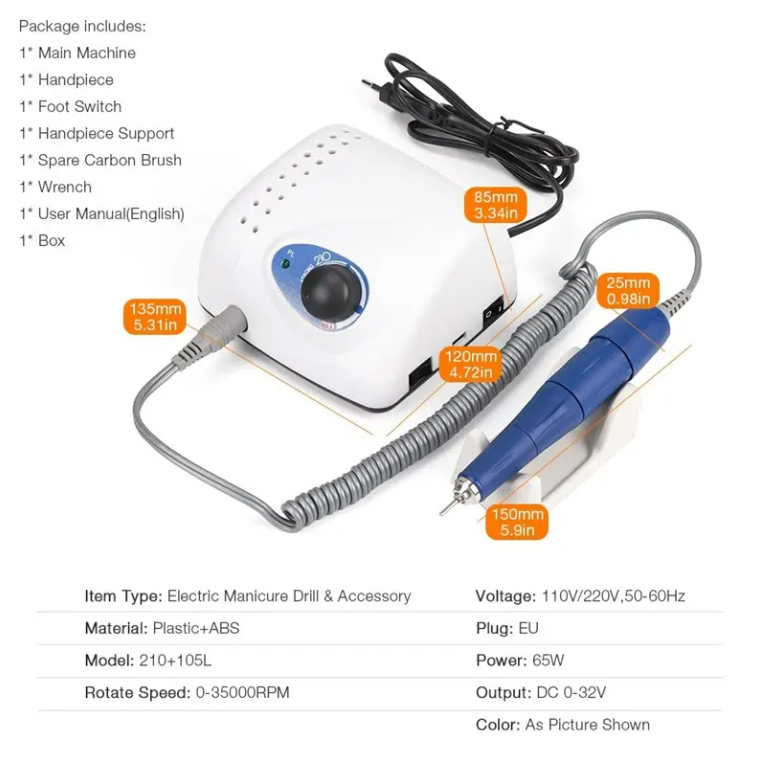 Strong 210 Heavy Quality Nail Drill Machine