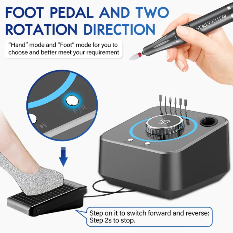 40,000 RPM Electric Nail Drill Machine