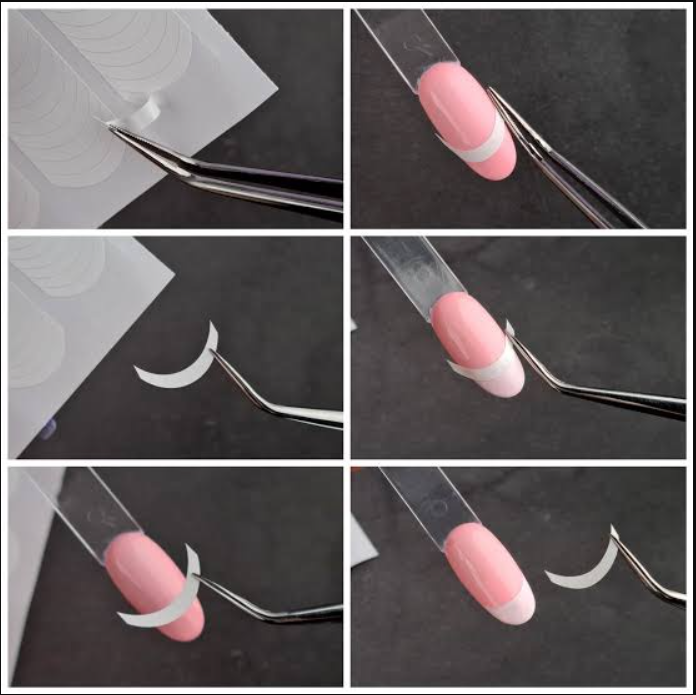 French Tip Guide Sticker