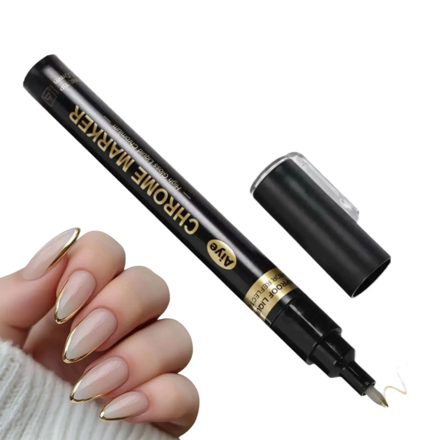 Chrome Pen - Golden