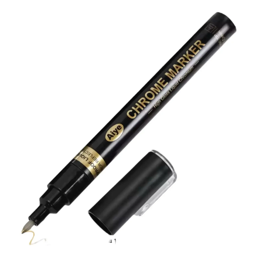 Chrome Pen - Golden