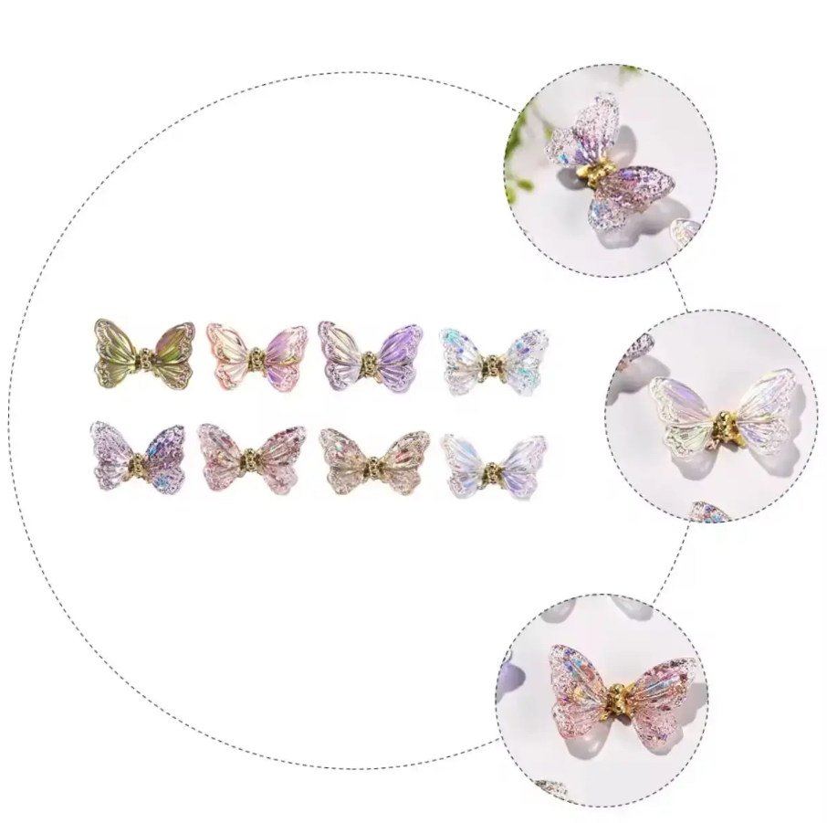 Moving Butterfly Pair (Random Color)