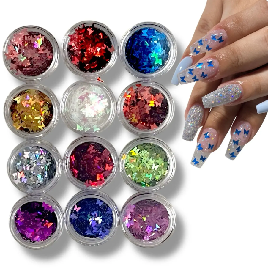Bling Butterfly Mylar Set