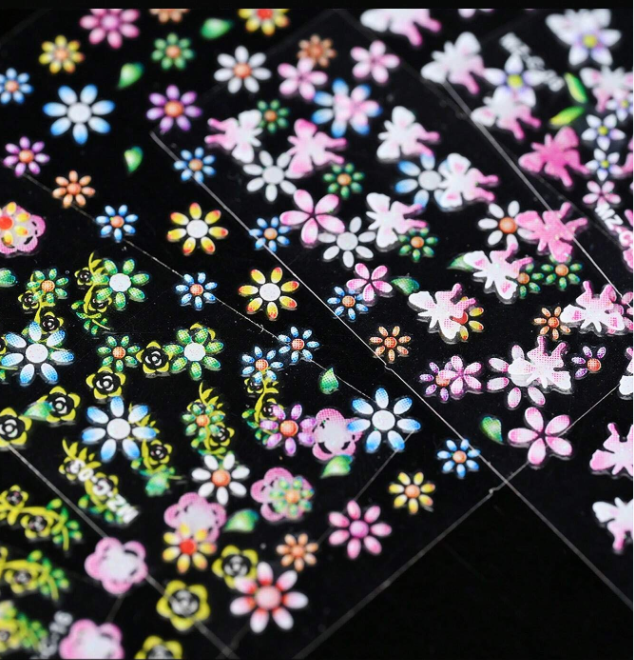 30pcs 3D Sticker - Floral