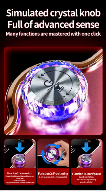 Blueque L12 Rechargeable UV/LED Nail Lamp Wireless/ Portable 72 Watts