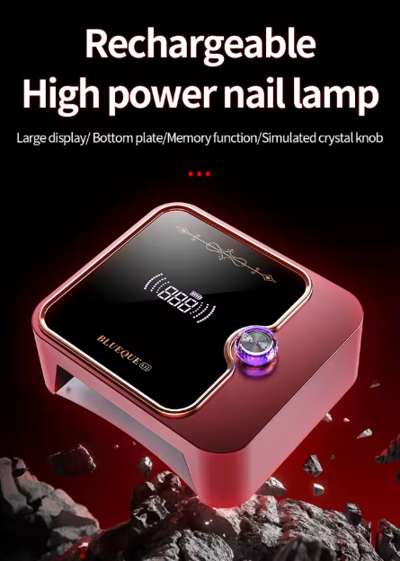 Blueque L12 Rechargeable UV/LED Nail Lamp Wireless/ Portable 72 Watts