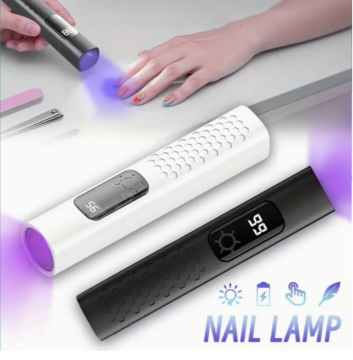 UV LED Torch Lamp with Digital Display (Black)