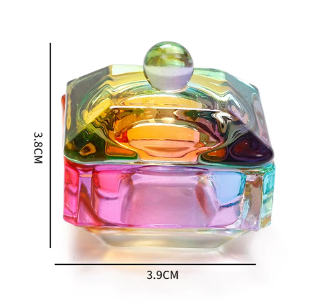 Dappen Dish with Lid - Colorful