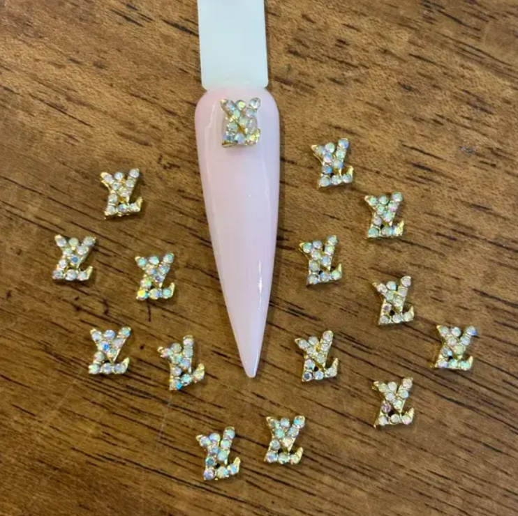 Brand Logo Charms - Golden (Pair)
