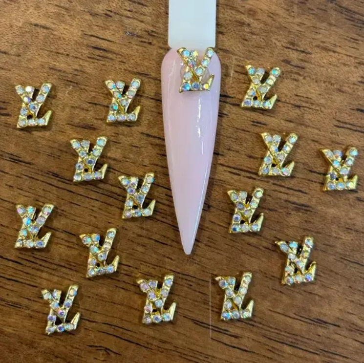 Brand Logo Charms - Golden (Pair)