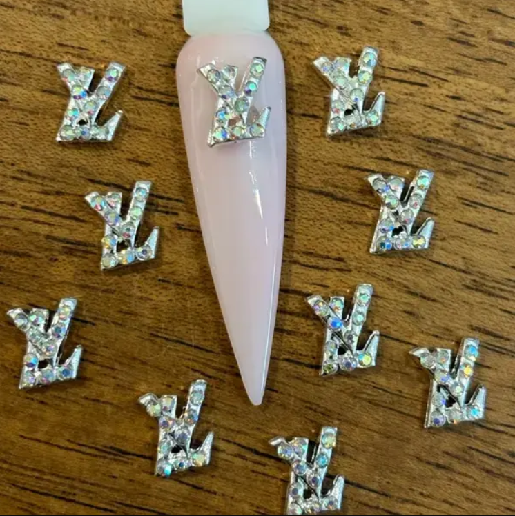 Brand Logo Charms - Golden (Pair)